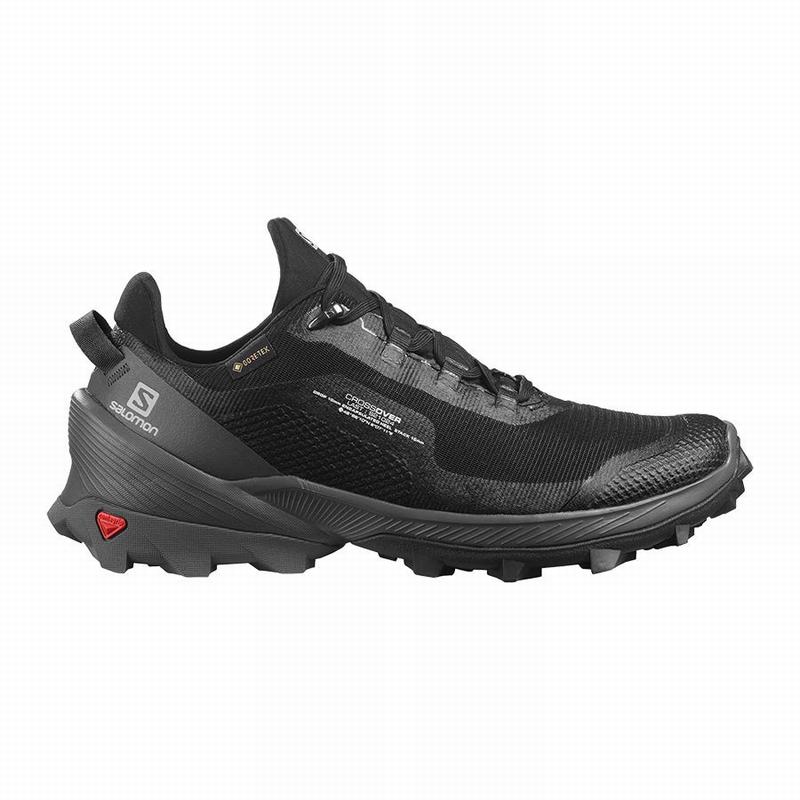 Salomon Singapore Womens Hiking Shoes - CROSS OVER GORE-TEX Black | 16743-ORAV